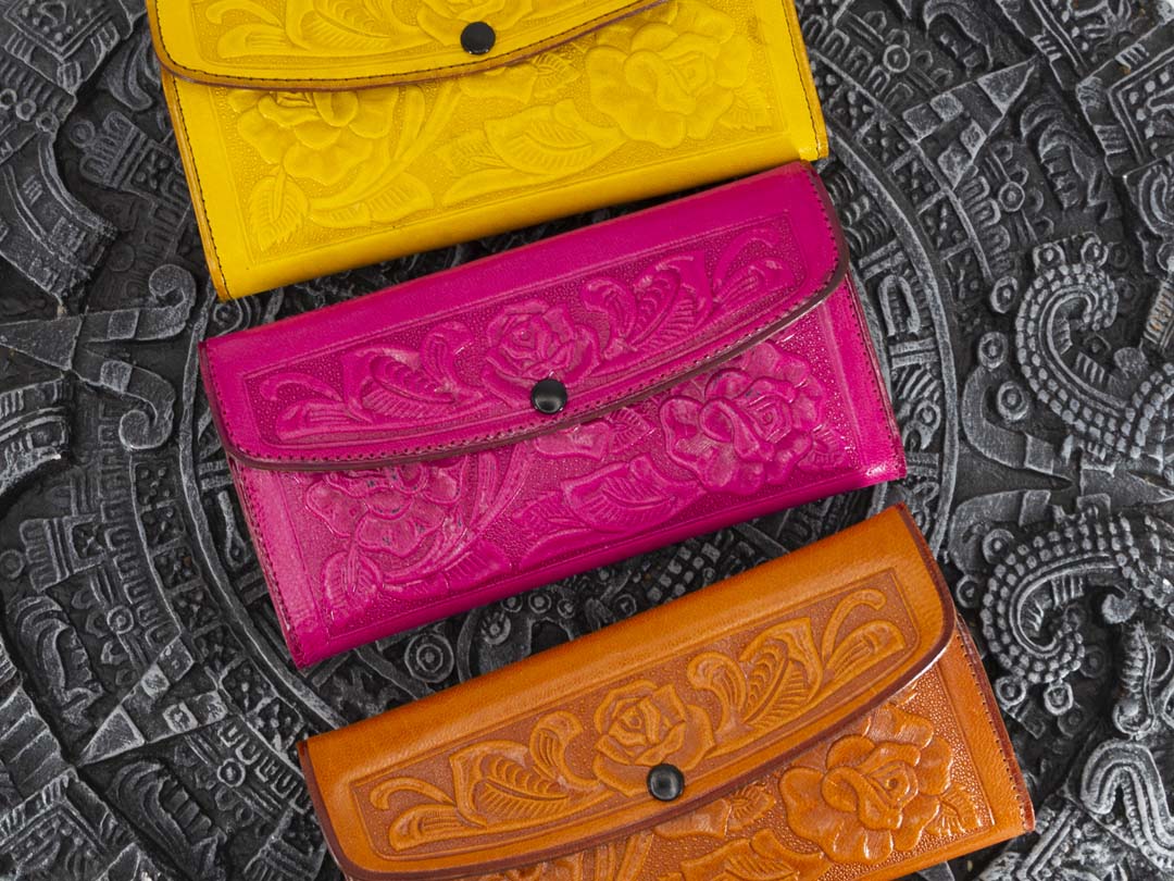 Handmade Mexican Leather Women Wallets